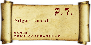 Pulger Tarcal névjegykártya